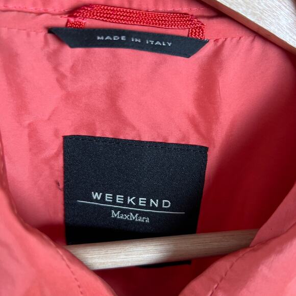 Weekend MaxMara Made In Italy Trench Coat Orange *Dimensions in Picture* - Picture 4 of 7